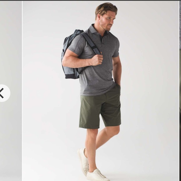 Lululemon The works short 11” warpstreme Sargent green 34‎ - Picture 1 of 9